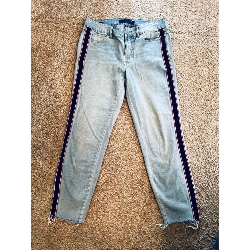 Women's Sz 4‎ Tommy Hilfiger Tribeca Skinny Jeans Frayed